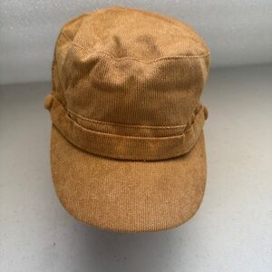 Arianna By Howards Corduroy Women's Newsboy Cap Tan Viscose Polyester Elastic